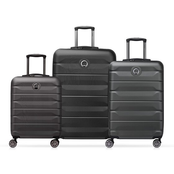 Delsey Paris Air Armour 4 Rollen Kofferset 3-teilig mit Dehnfalte