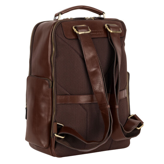 Leonhard Heyden Cambridge Rucksack Leder 42 cm Laptopfach