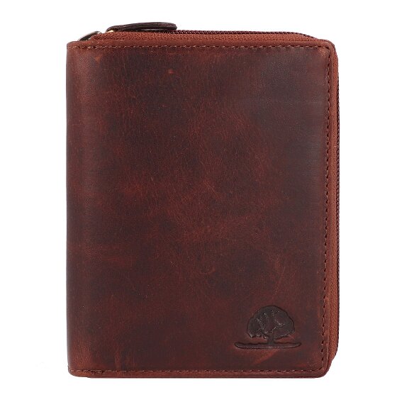 Greenburry Rugged Geldbörse RFID Schutz Leder 12.5 cm