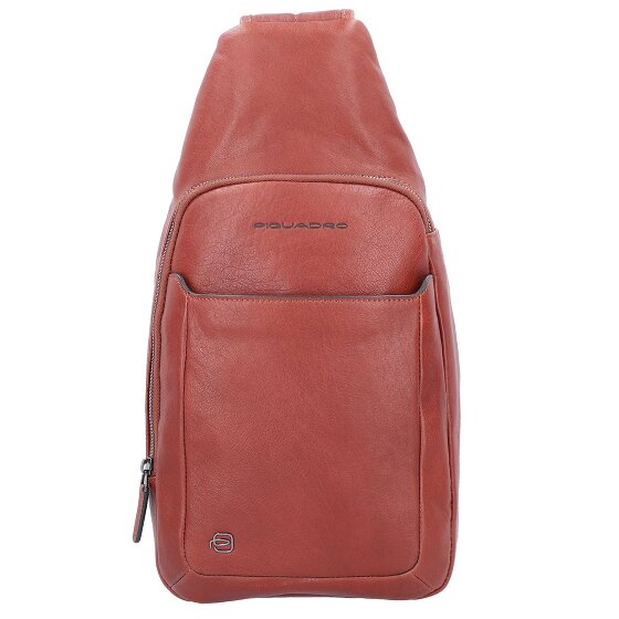 Piquadro Black Square Sling Bag Leder 39 cm