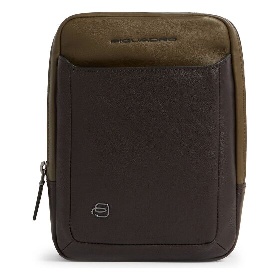 Piquadro Black Square Umhängetasche Leder 17 cm