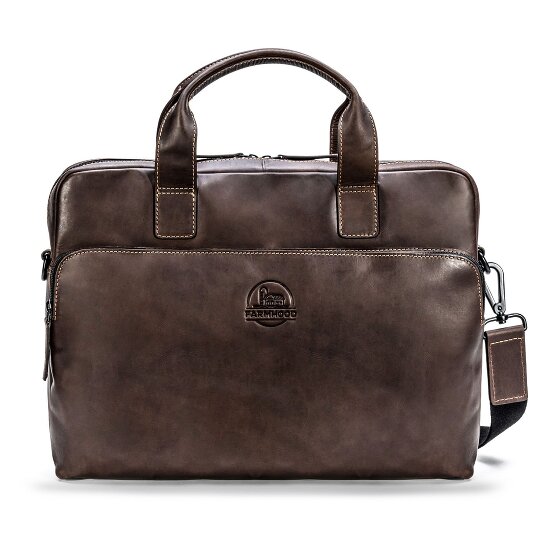 Farmhood Nashville Aktentasche Leder 39 cm Laptopfach