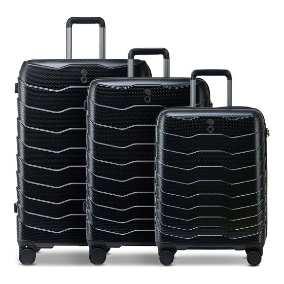 Echolac Exo 4 Rollen Kofferset 3-teilig mit Dehnfalte