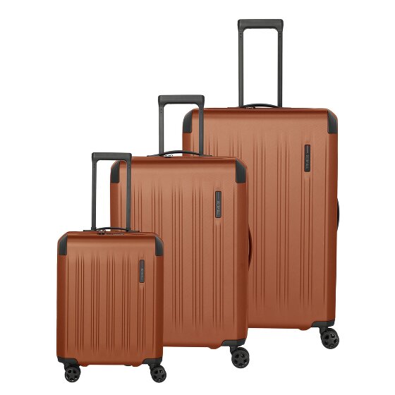 Travelite Dynamiic 4 Rollen Kofferset 3-teilig mit Dehnfalte