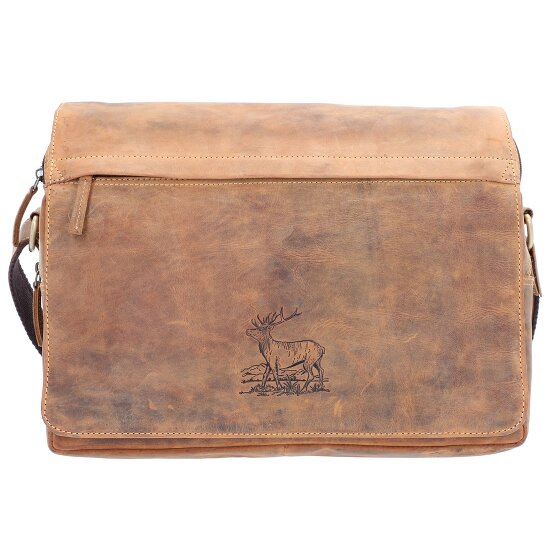 Greenburry Vintage Umhängetasche Leder 30 cm