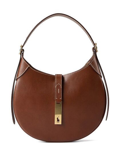 POLO RALPH LAUREN Polo ID Handtasche Leder 25 cm