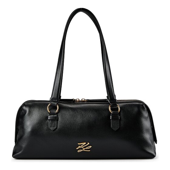 Karl Lagerfeld Autograph Schultertasche Leder 35 cm