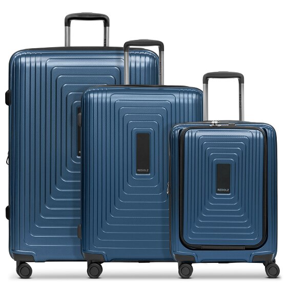 Redolz Essentials 14 4 Rollen Kofferset 3-teilig mit Dehnfalte