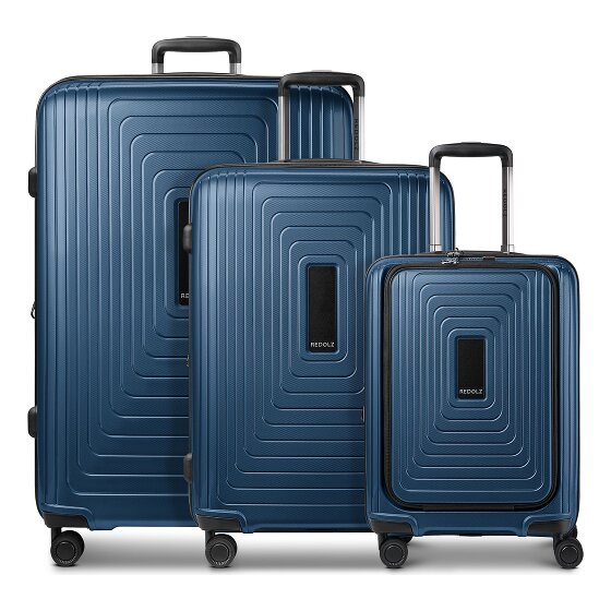 Redolz Essentials 14 4 Rollen Kofferset 3-teilig mit Dehnfalte