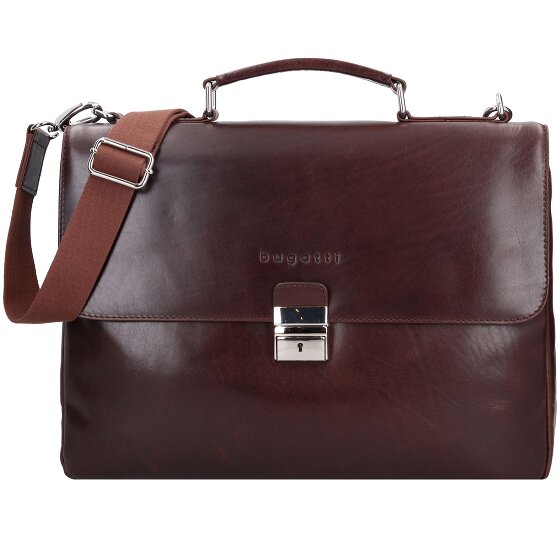 bugatti Romano Aktentasche Leder 40 cm Laptopfach