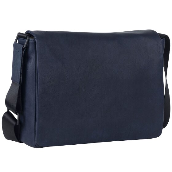 Leonhard Heyden Den Haag Messenger Leder 37 cm Laptopfach