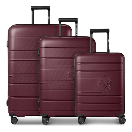 Redolz Essentials 11 4 Rollen Kofferset 3-teilig mit Dehnfalte