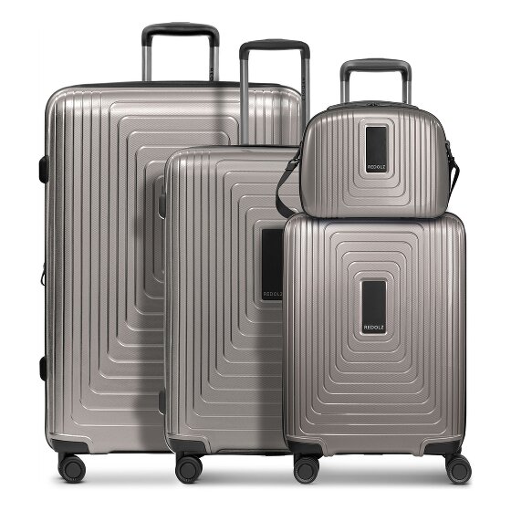 Redolz Essentials 14 4-Rollen Kofferset + Beautycase 4 tlg. mit Dehnfalte