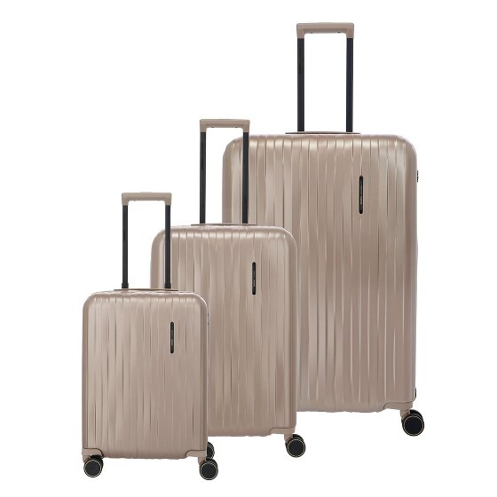 Travelite Barbara Novelty 4 Rollen Kofferset 3-teilig mit Dehnfalte