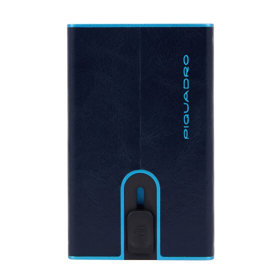 Piquadro Black Square Kreditkartenetui RFID Schutz Leder 6 cm Piquadro Black Square Kreditkartenetui RFID Schutz Leder 6 cm