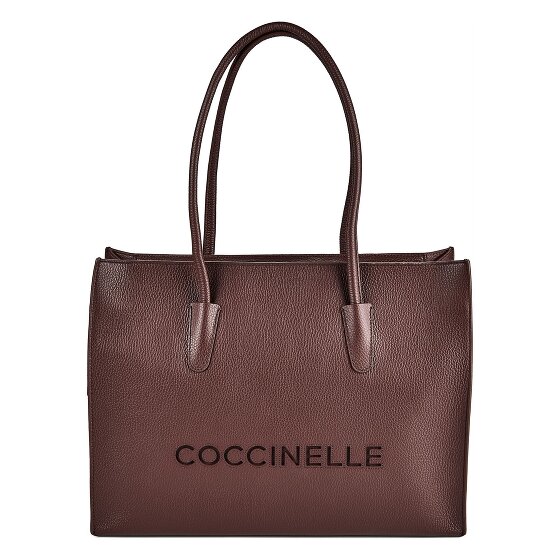 Coccinelle Myrtha Schultertasche Leder 40 cm Laptopfach