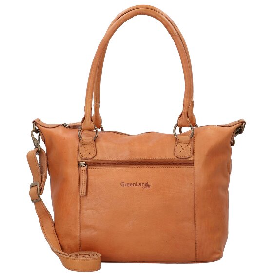 Greenland Nature GreenLand NATURE Schultertasche Leder 33 cm