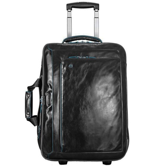 Piquadro Blue Square 2 Rollen Businesstrolley Leder 51 cm Laptopfach