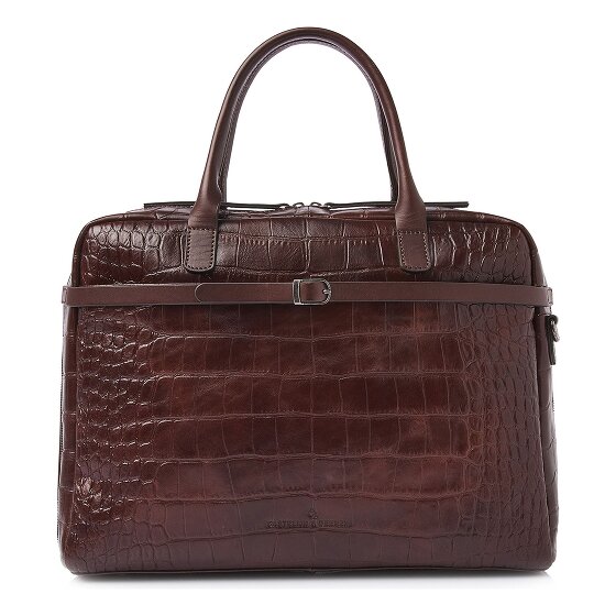Castelijn & Beerens Lisa Aktentasche RFID Schutz Leder 41 cm Laptopfach