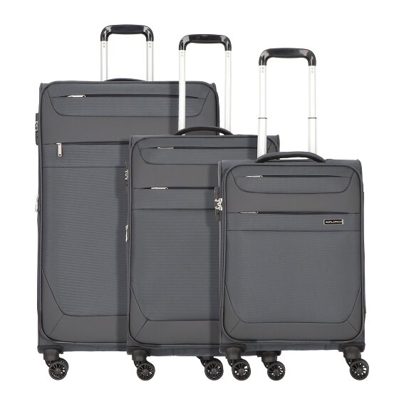 Worldpack Dublin 4 Rollen Kofferset 3-teilig mit Dehnfalte