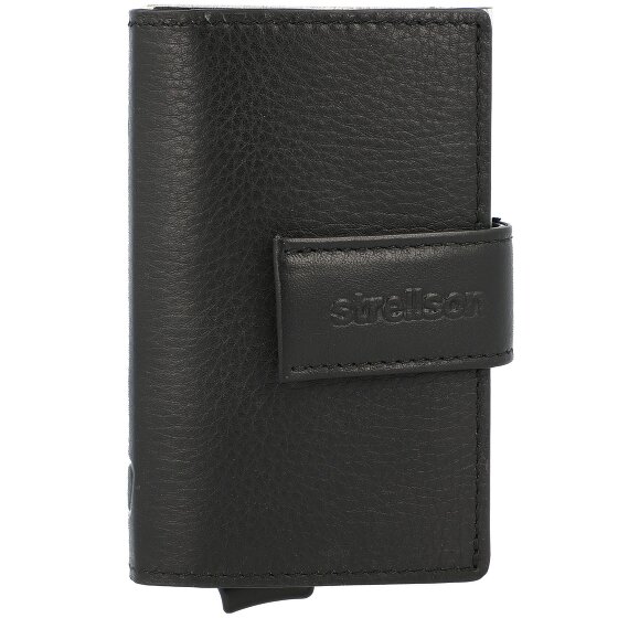 Strellson Carter c-two Kreditkartenetui RFID Schutz Leder 7 cm