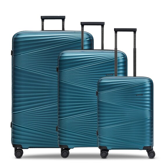 Pactastic Collection 02 THE THREE SET 4 Rollen Kofferset 3-teilig