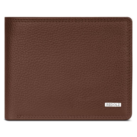 Redolz Leather Essentials QF Geldbörse RFID Leder 12 cm ausklappbar
