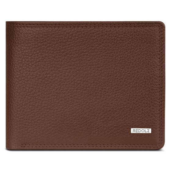 Redolz Leather Essentials QF Geldbörse RFID Leder 12 cm ausklappbar