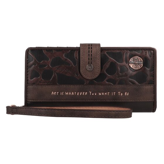 Anekke Shoen Brown Geldbörse RFID Schutz 19 cm