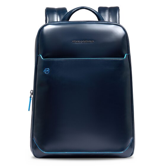 Piquadro Blue Square Daypack RFID Schutz Leder 37 cm Laptopfach