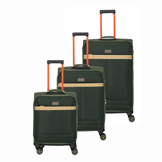Travelite Color Craze 4 Rollen Kofferset 3-teilig mit Dehnfalte