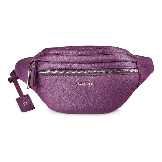 Lazarotti Bologna Leather Double-Zip Gürteltasche Crossbody Leder 25 cm