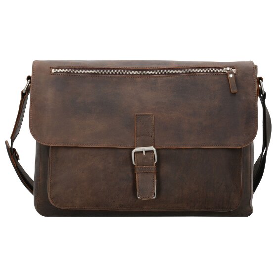 Leonhard Heyden Salisbury Messenger Leder 40 cm Laptopfach