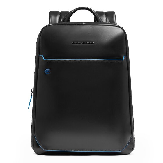 Piquadro Blue Square Daypack RFID Schutz Leder 37 cm Laptopfach