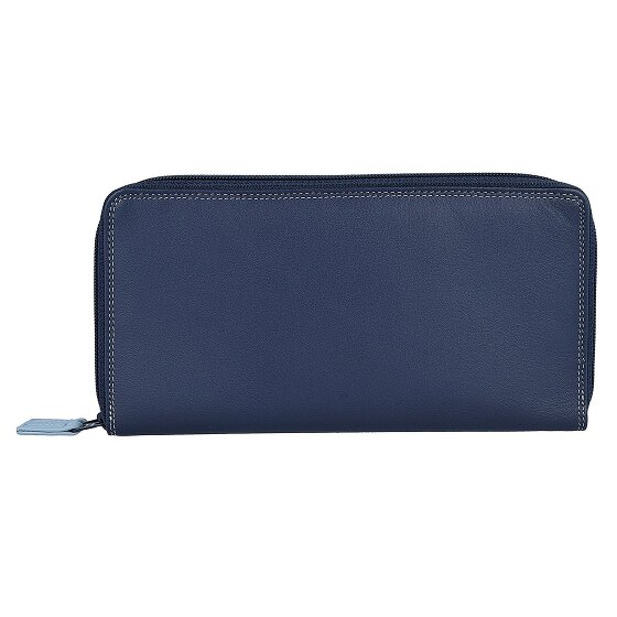 Mywalit Large Double Zip Around Purse Geldbörse Leder 18 cm