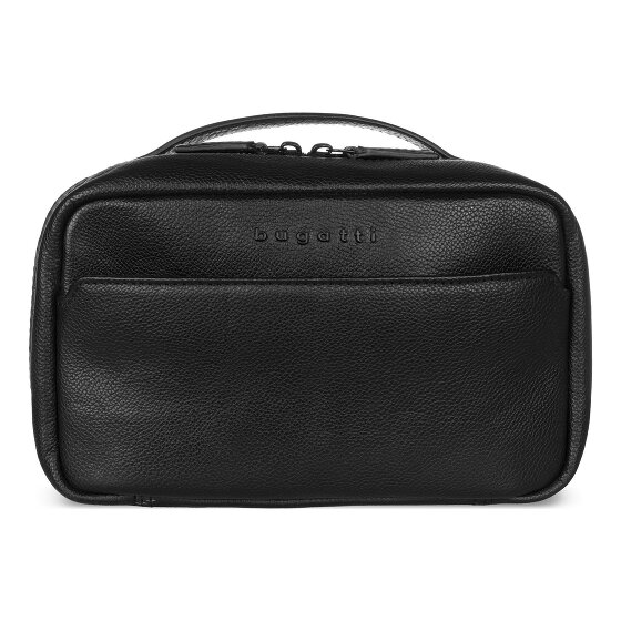 bugatti Black Kulturbeutel Leder 21 cm