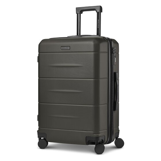 Police London 4 Rollen Trolley 64 cm mit Dehnfalte