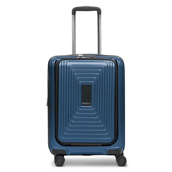 Redolz Essentials 14 4 Rollen Kabinentrolley S 55 cm Laptopfach mit Dehnfalte