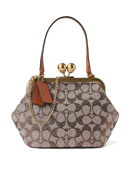 Coach Kisslock Schultertasche 24 cm