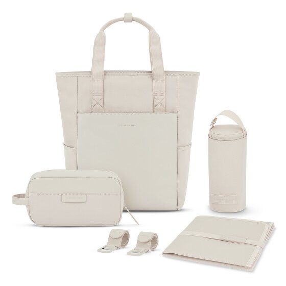 Kapten & Son Lindby Wickeltaschenset 4 tlg. Laptopfach