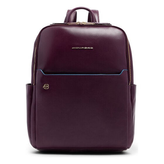 Piquadro Blue Square Daypack RFID Schutz Leder 37 cm Laptopfach