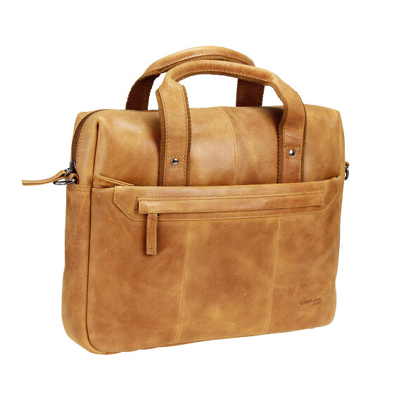 Greenland Nature Light Aktentasche Leder 37 cm Tabletfach