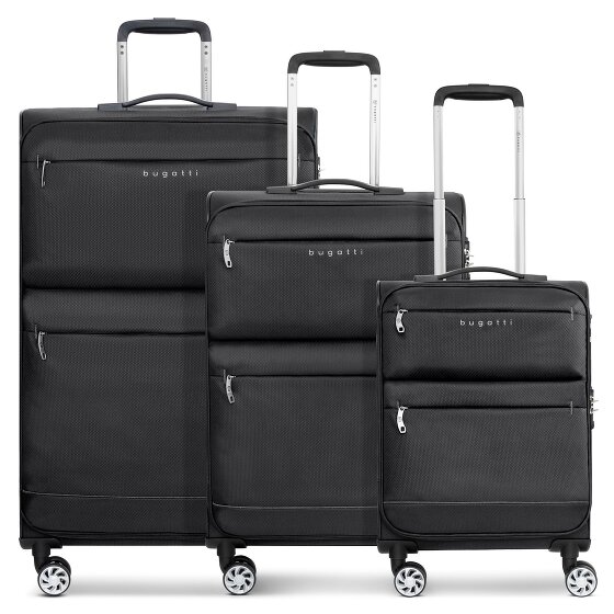 bugatti Go Light Soft 4 Rollen Kofferset 3-teilig