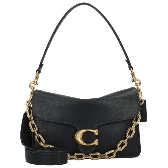 Coach Tabby Schultertasche Leder 26 cm schwarz