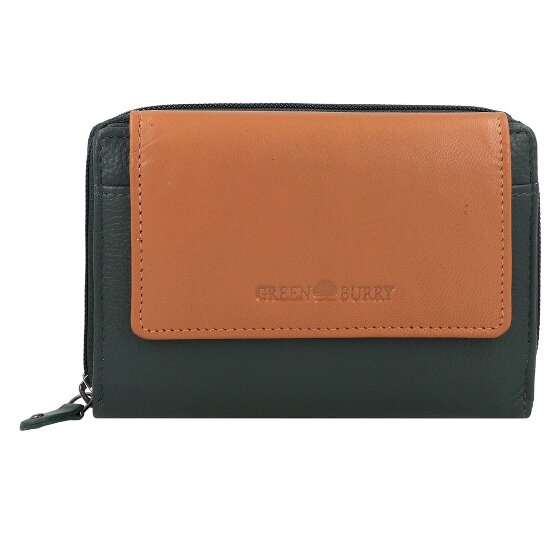 Greenburry Nappa Geldbörse RFID Schutz Leder 14 cm