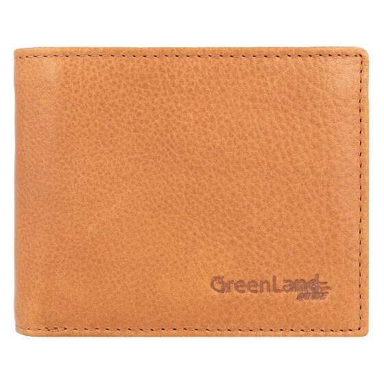 Greenland Nature GreenLand NATURE Geldbörse RFID Schutz Leder 12 cm