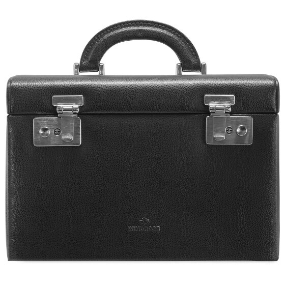 Windrose Beluga Schmuckkoffer 26,5 cm Leder