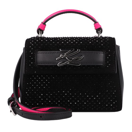 Karl Lagerfeld Autograph Mini Bag Handtasche Leder 16 cm