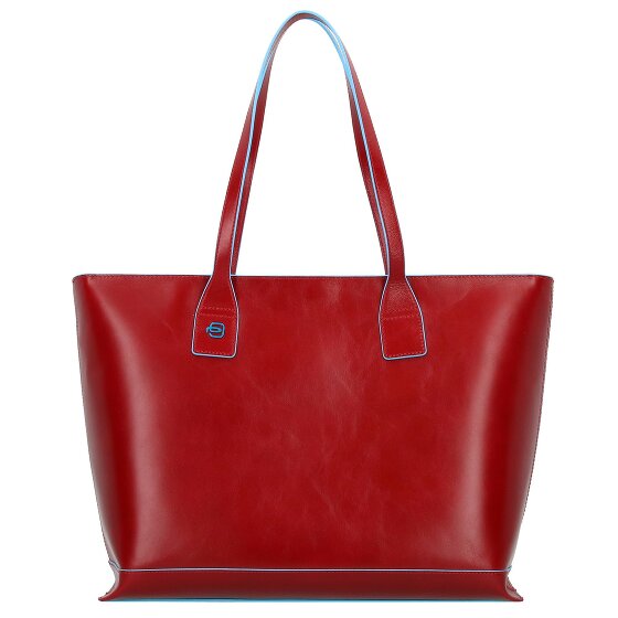 Piquadro Blue Square Shopper Tasche Leder 35 cm
