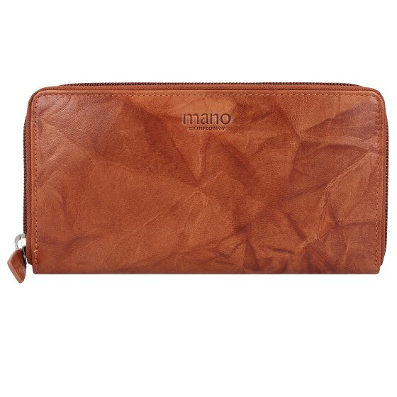 mano Donna Aurona Geldbörse RFID Leder 19 cm